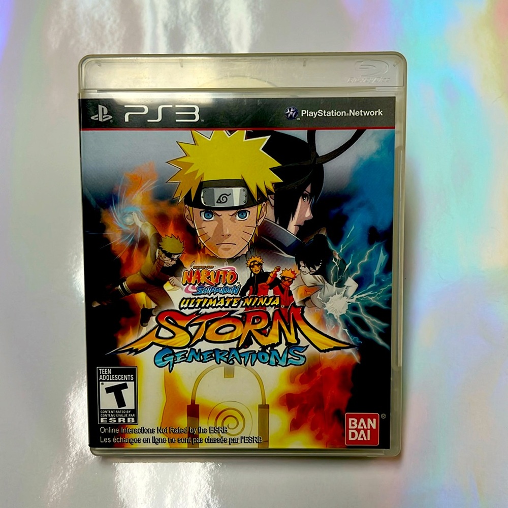 Naruto ultimate ninja storm generations PS3 game